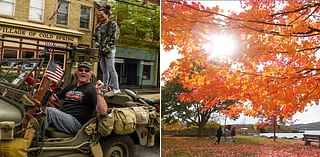 Autumn leaf-peeping along New York's Hudson River 'chained' to American independence