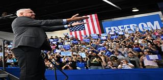 Tim Walz at Bethlehem rally makes his case for Kamala Harris