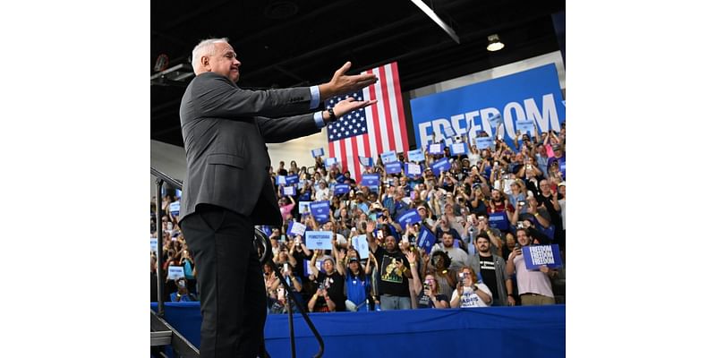 Tim Walz at Bethlehem rally makes his case for Kamala Harris