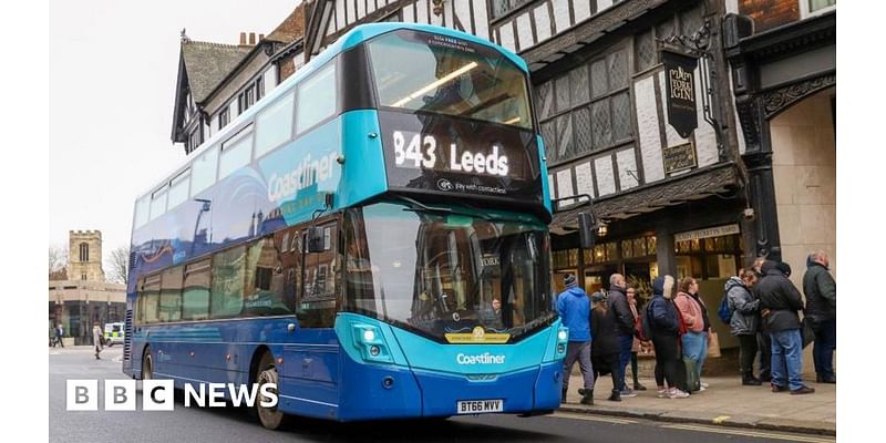 Coastliner bus service 'improved' for Leeds, Tadcaster and York