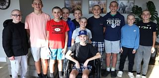 'Now they're like me': Carlisle middle schoolers shave heads for friend fighting cancer