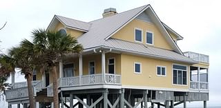 Inside abandoned million-dollar beach house among those being washed away in South Carolina