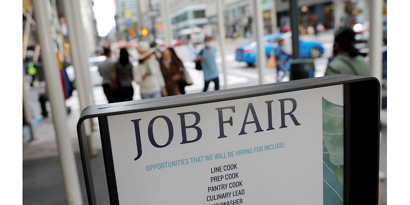 US weekly jobless claims fall; labor market still slowing