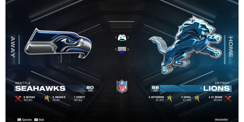 WATCH LIVE: Lions vs. Seahawks preview, Madden 25 simulation