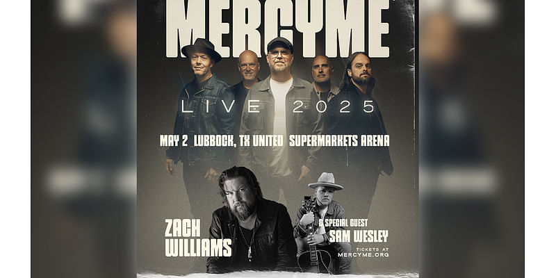 MercyMe to perform in Lubbock in May 2025