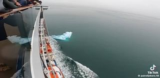 WATCH: Carnival cruise ship, from Mobile, hits chunk of ice during Alaskan trek