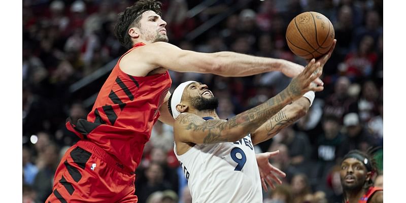 Williams and Grant help Trail Blazers beat Timberwolves 122-108