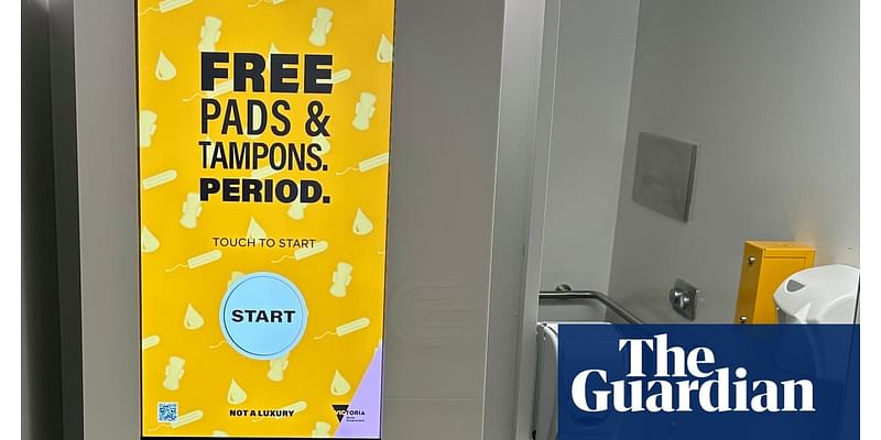 Australia’s first public vending machines offering free pads and tampons launch in Melbourne