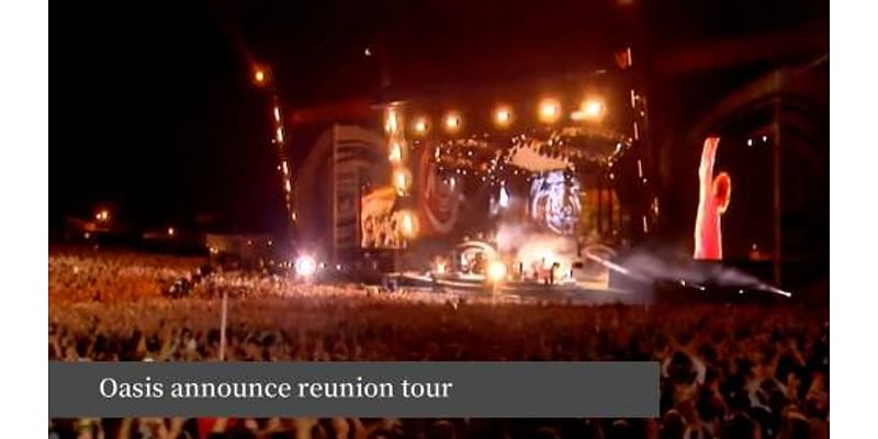 Oasis announces reunion tour 15 years after breaking up