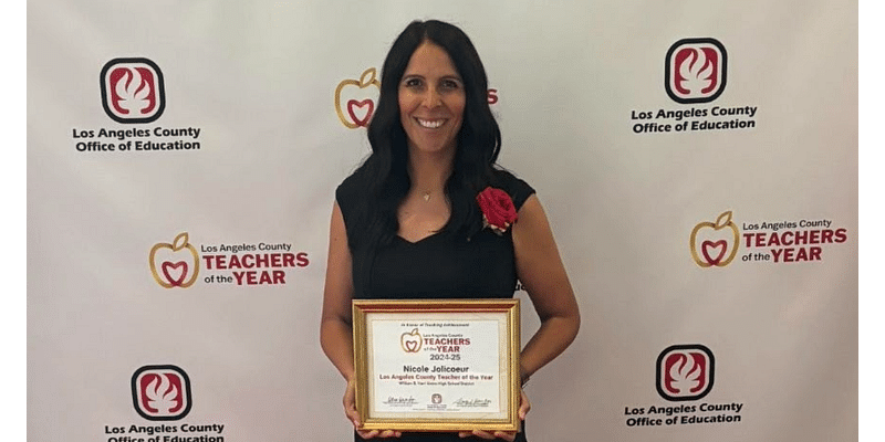 Rancho Pico Educator Named L.A. County Teacher Of The Year