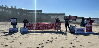 Undocumented women rally at Imperial Beach border wall