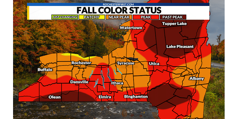 Fall Foliage Update: Nice foliage viewing weather shaping up for this weekend