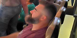 Photo of Jason Kelce 'sleeping' at Taylor Swift Eras Tour concert goes viral as fans are left in stitches