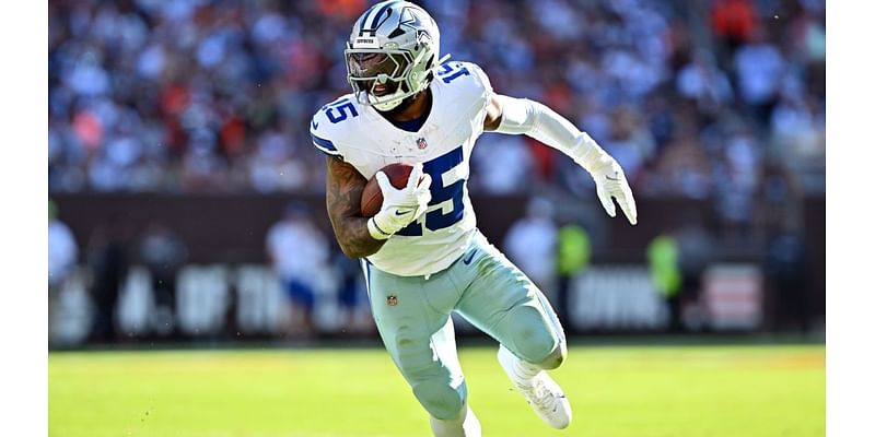 Cowboys RB Elliott out due to disciplinary reasons