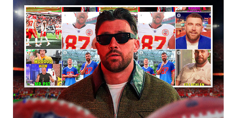 Fans get mad at Travis Kelce for posting football pictures after election