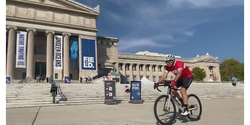 One Dad's Mission bikes through Chicago to help Ronald McDonald House