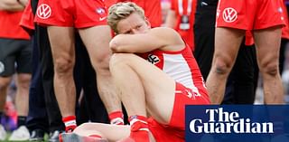 Bloodied Swans crawl off the canvas after another AFL grand final capitulation