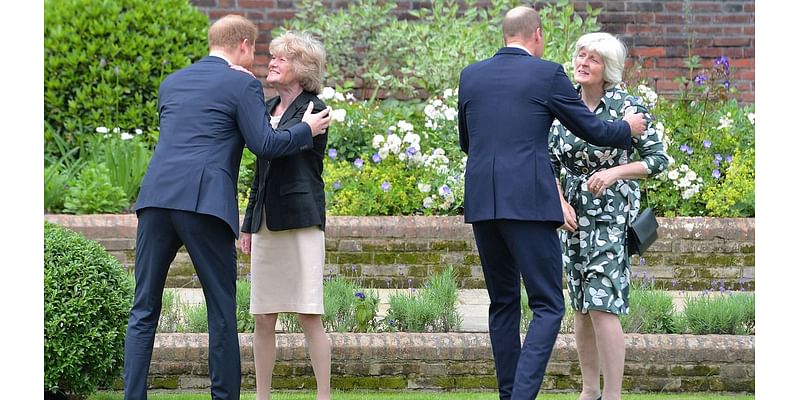 How Princess Diana's sisters are still close to William and Harry... even though the brothers no longer talk