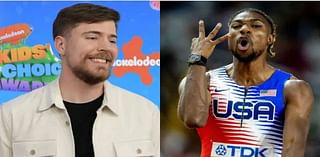 With $100K on Line, Noah Lyles’ ‘World’s Fastest Title’ Challenged After Unexpected Call From Mr.Beast: “Need to Prove”