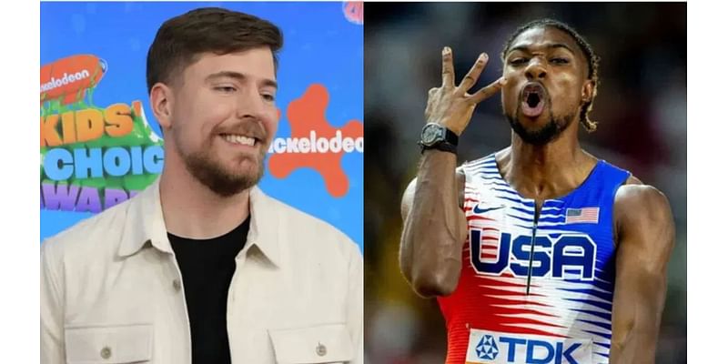 With $100K on Line, Noah Lyles’ ‘World’s Fastest Title’ Challenged After Unexpected Call From Mr.Beast: “Need to Prove”