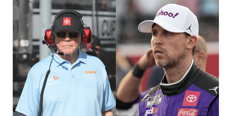 Joe Gibbs Racing Potentially Blocking Truck Series Phenom on Denny Hamlin’s Radar After On-Track Bad Blood