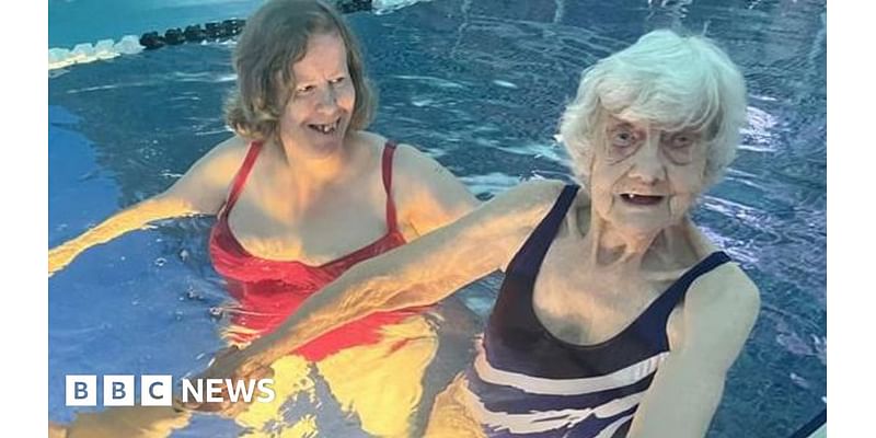 Norwich care home resident goes swimming to fulfil dream