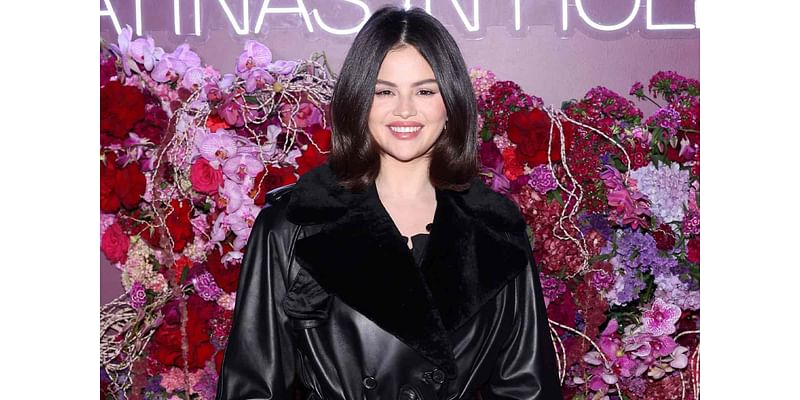 Selena Gomez Sports Black Leather Trench Coat in L.A., Plus Zendaya, Usher, Stevie Nicks and More