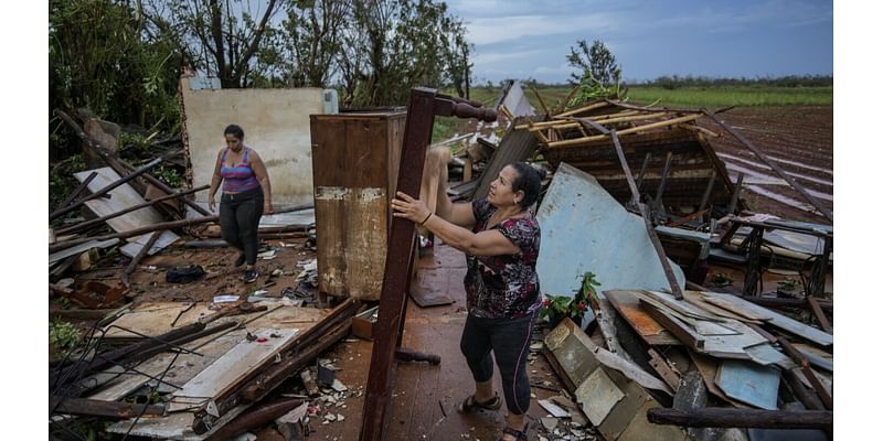 Hurricane Rafael swirls over Gulf of Mexico after ripping through Cuba