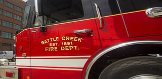 Firefighters rescue dog from burning home in Battle Creek