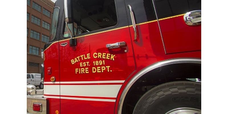 Firefighters rescue dog from burning home in Battle Creek