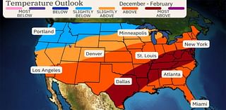 Warmer Than Average Winter Forecasted for Most of U.S.