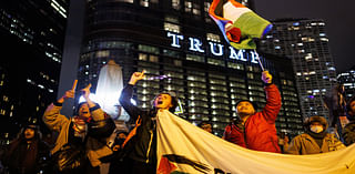 Hundreds rally in Chicago to oppose Donald Trump and express disappointment with Democrats on heels of election