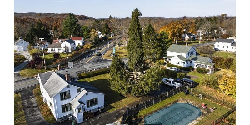 Crowds flock to tiny Mass. town to send off Rockefeller Christmas tree