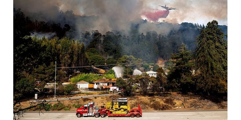 Fast-moving brush fires damages at least 7 homes in Oakland neighborhood, fire official says