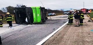 28 Injured, 1 Critically, After Tour Bus Flips on the Way to Niagara Falls