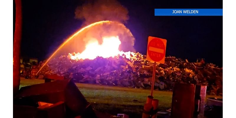 Fire at hurricane debris site in St. Pete Beach raises safety, health concerns for residents