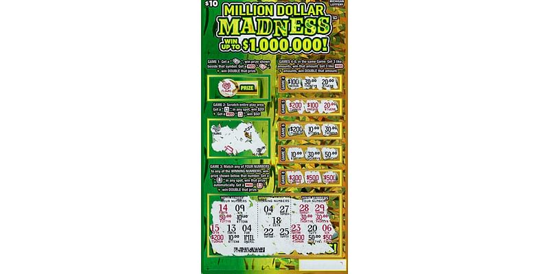 Oakland County man splurges on $10 lotto ticket, wins $1 million