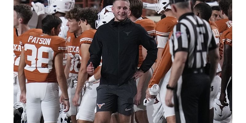 Texas QB Ewers back in practice but still questionable for No. 1 Longhorns’ SEC opener