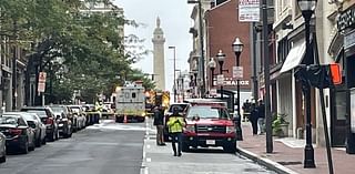 Manhole fire causes traffic disruptions in downtown Baltimore