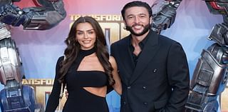 Love Island's Kady McDermott flashes her abs in a sexy black cut-out gown as she debuts her new boyfriend on the red carpet at Transformers premiere