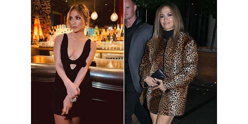 Jennifer Lopez's London Looks Include Sexy LBDs, Lots of Leopard and $2,490 Dior Boots: See Her Outfit Parade!