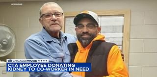 CTA track worker donating life-saving kidney to colleague: 'It's just amazing'