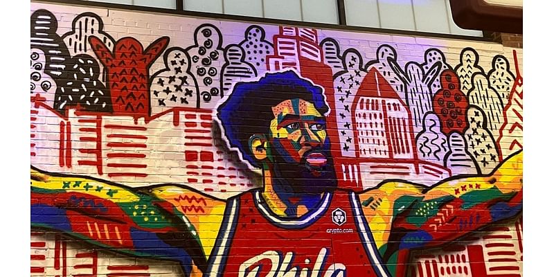 Joel Embiid mural unveiled at ‘In Memory of Arthur' block party