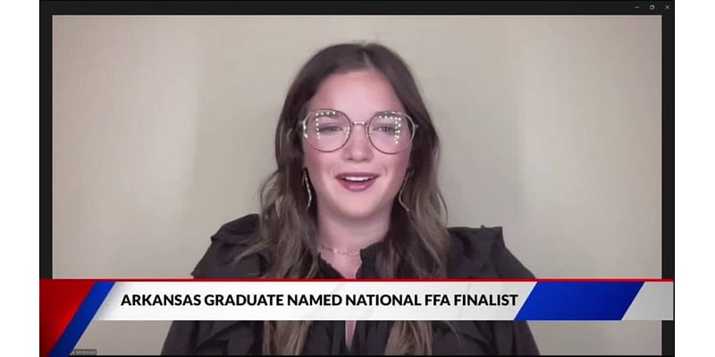 Arkansas student named FFA national finalist: American Star Award in Agribusiness