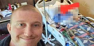 Heartless activist who took selfie with woman's dying father in hospice shows no emotion as he learns his fate over sick harassment campaign