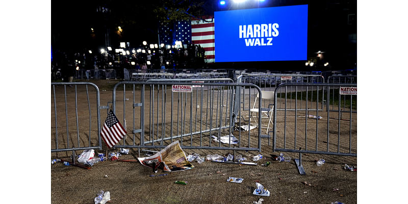 Harris Supporters Leave Watch Party Early, Donald Trump Leads Swing States