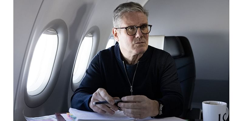 Keir Starmer defends his 'jet setting' away from Britain as he embarks on 15th trip abroad since coming to office - but HOW much CO2 has been emitted by the PM's plane?