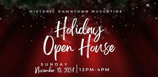 Muscatine Holiday Open House is Sunday