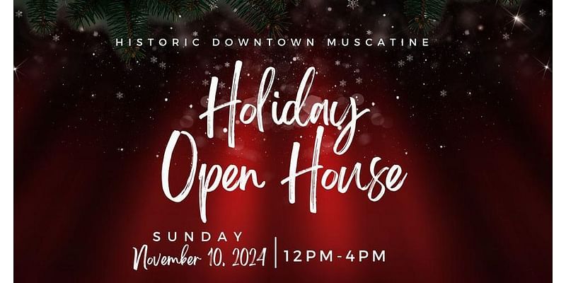 Muscatine Holiday Open House is Sunday