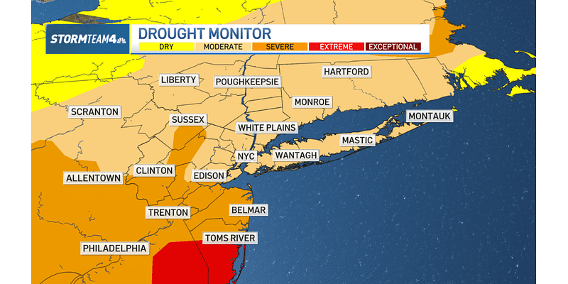 Extreme drought hits parts of NJ for first time in 22 years; red flag warnings issued